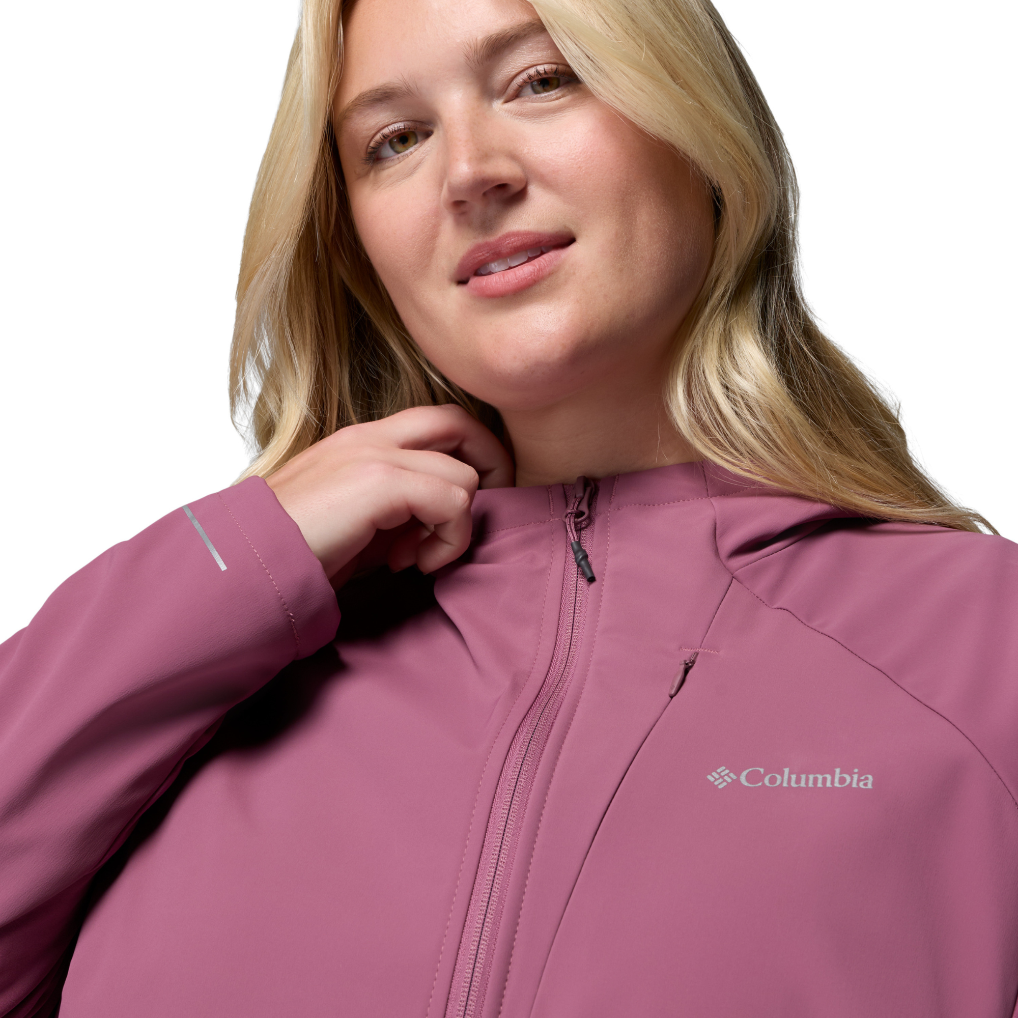 Columbia Women's Trailborne Hooded Softshell Jacket Antique Mauve 551 2154511