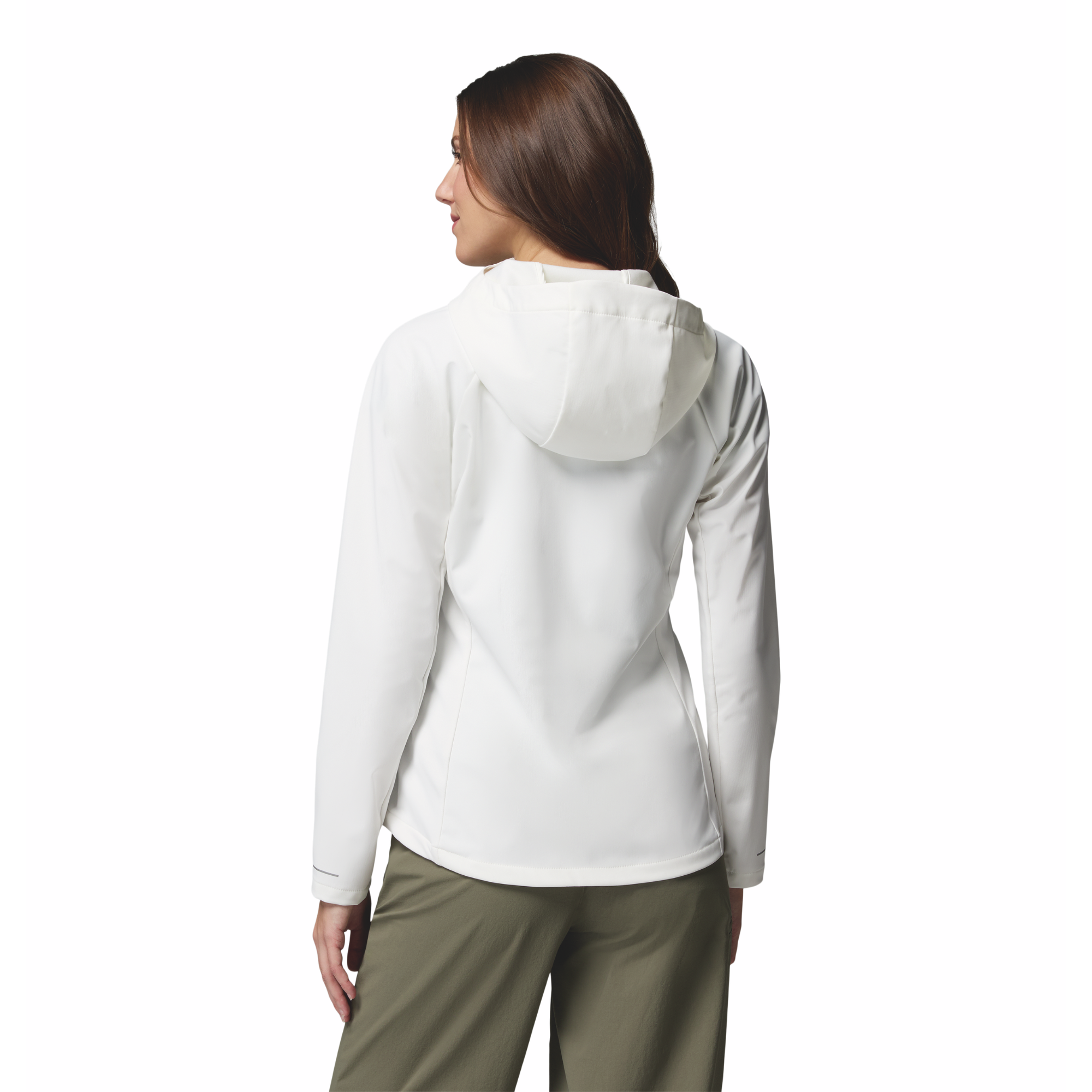 Columbia Women's Trailborne Hooded Softshell Jacket (Sea Salt)