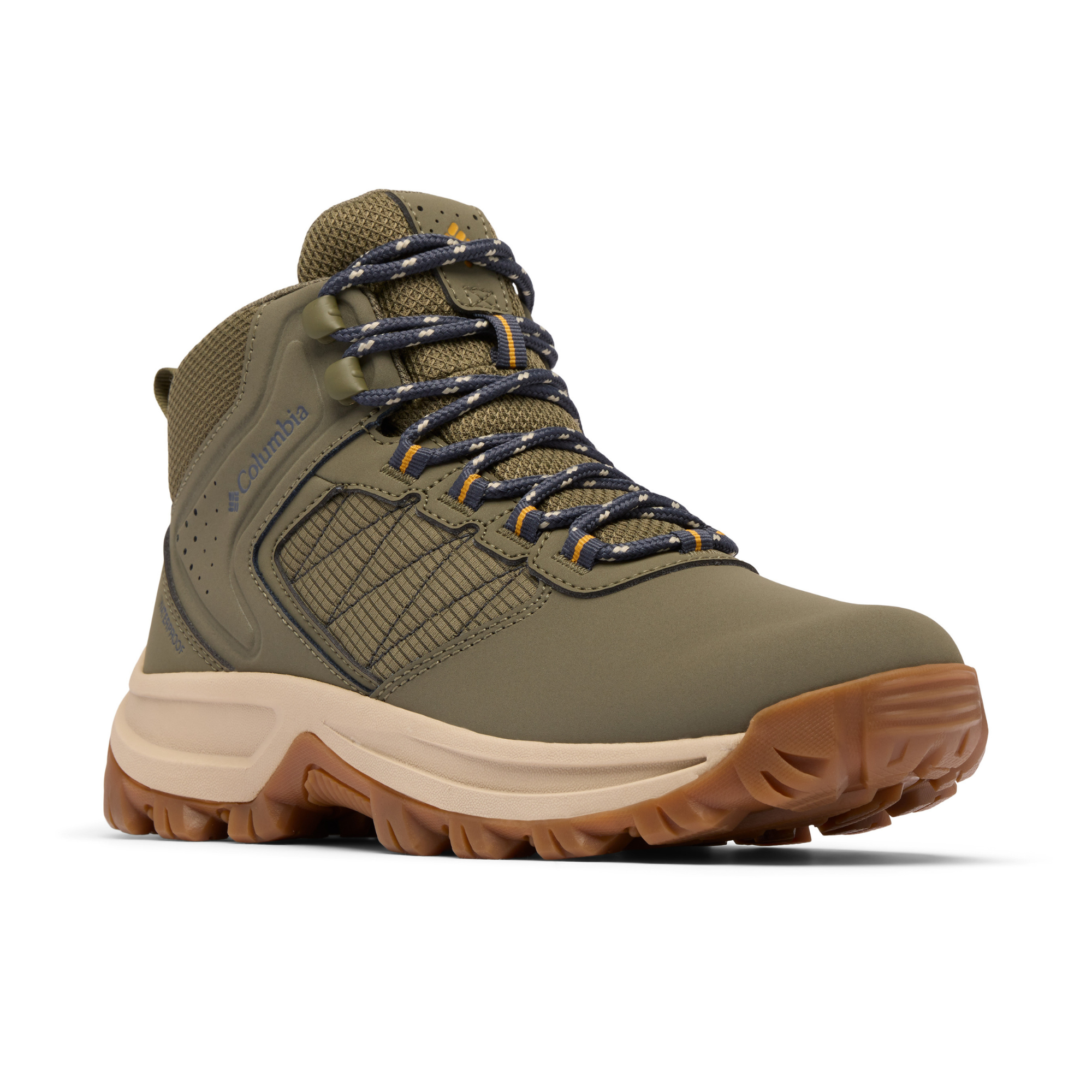 Columbia Women's Transverse Hike Waterproof Trail Boots (Stone Green/Raw Honey)
