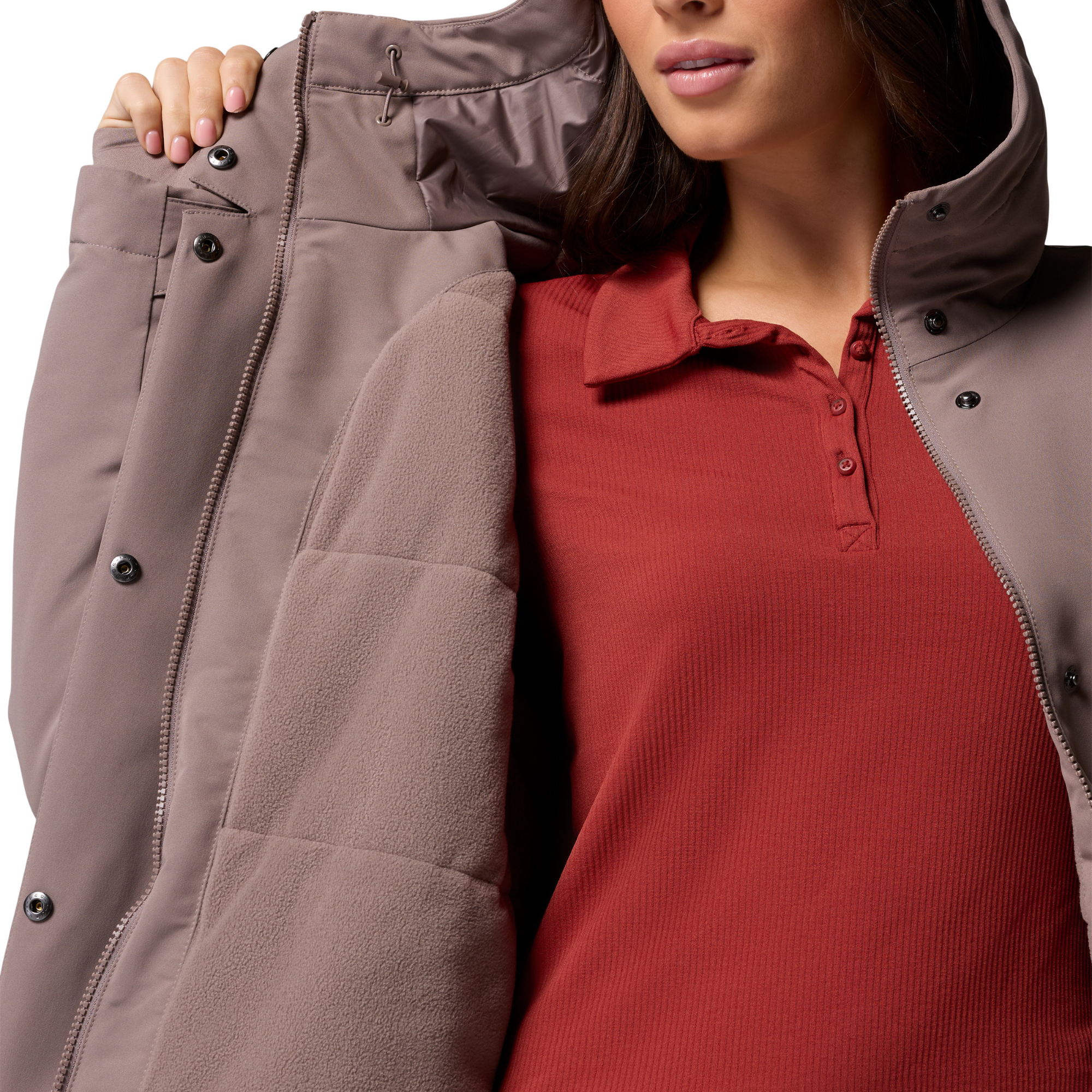 Columbia Women's Venture Days Waterproof Insulated Parka Iron 254 2086403
