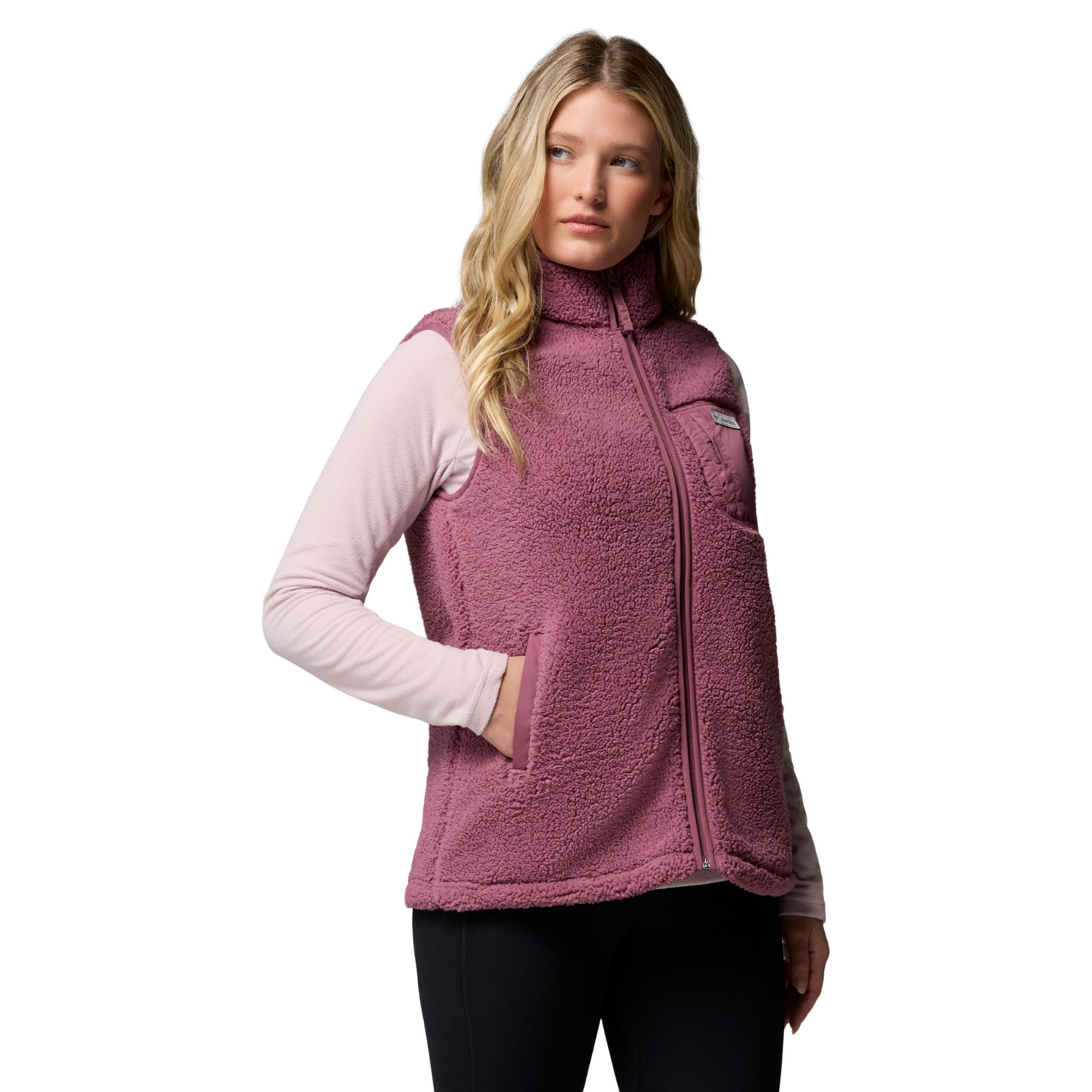 Columbia Women's West Bend II Fleece Vest Antique Mauve 552 2099264