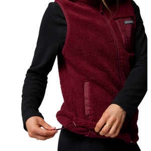 Columbia Women's West Bend II Fleece Vest (Rich Wine)