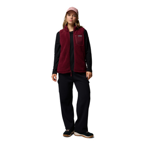 Columbia Women's West Bend II Fleece Vest (Rich Wine)