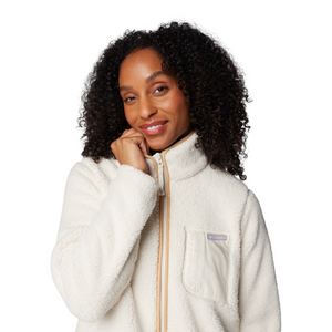 Columbia Women's West Bend II Full Zip Fleece (Chalk)