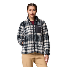 Load image into Gallery viewer, Columbia Women&#39;s West Bend II Printed Full Zip Fleece (Black Herringplaid)

