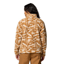 Load image into Gallery viewer, Columbia Women&#39;s West Bend II Sherpa Quarter Zip Fleece Top (Camel Brown Highland Tonal)
