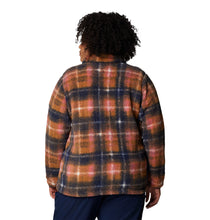 Load image into Gallery viewer, Columbia Women&#39;s West Bend Printed Sherpa Full Zip Fleece (Fig Omblur)
