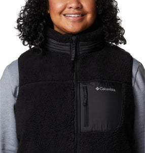 Columbia Women's West Bend Sherpa Fleece Bodywarmer (Black)
