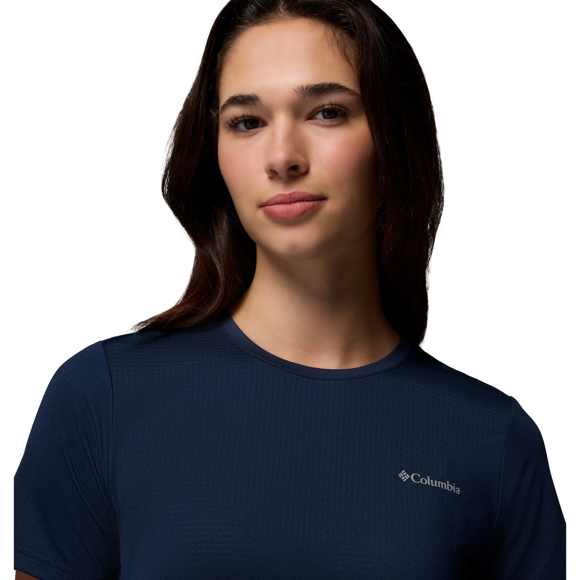 Columbia Women's Wild Springs UPF40 Short Sleeve Technical Tee (Collegiate Navy)