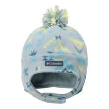 Load image into Gallery viewer, Columbia Youth Frosty Trail II Earflap Beanie Hat (Crushed Blue Peaked)
