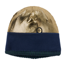 Load image into Gallery viewer, Columbia Youth Polar Powder III Beanie Hat (Coll Navy/Mountain Blue/Rain Forest)

