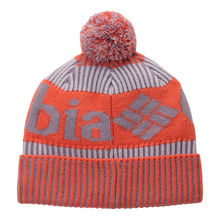 Load image into Gallery viewer, Columbia Youth Polar Powder III Beanie Hat (Shale Purple/Lavender Pearl/Zing)
