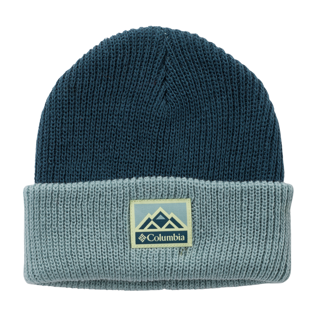 Columbia Youth Whirlibird Cuffed Beanie Hat (Everblue/Crushed Blue/Mountains)
