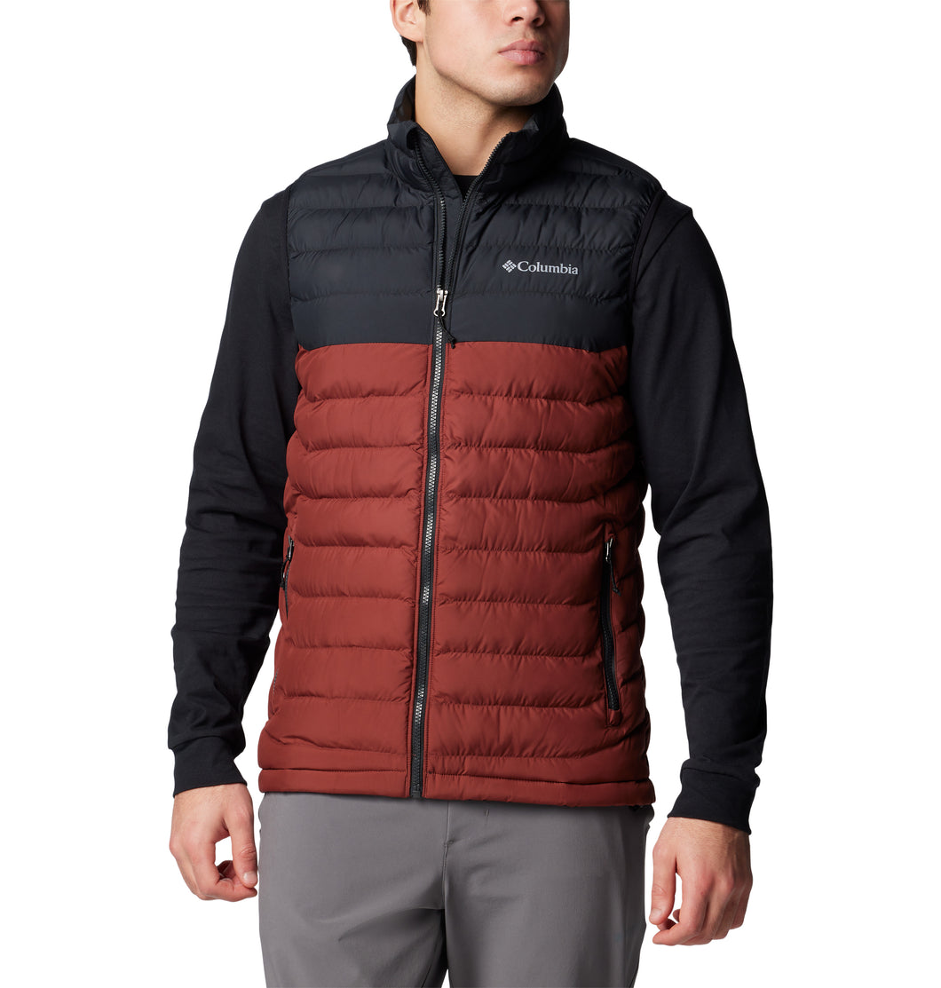 Columbia Men's Powder Lite II Insulated Body Warmer (Spice Black)
