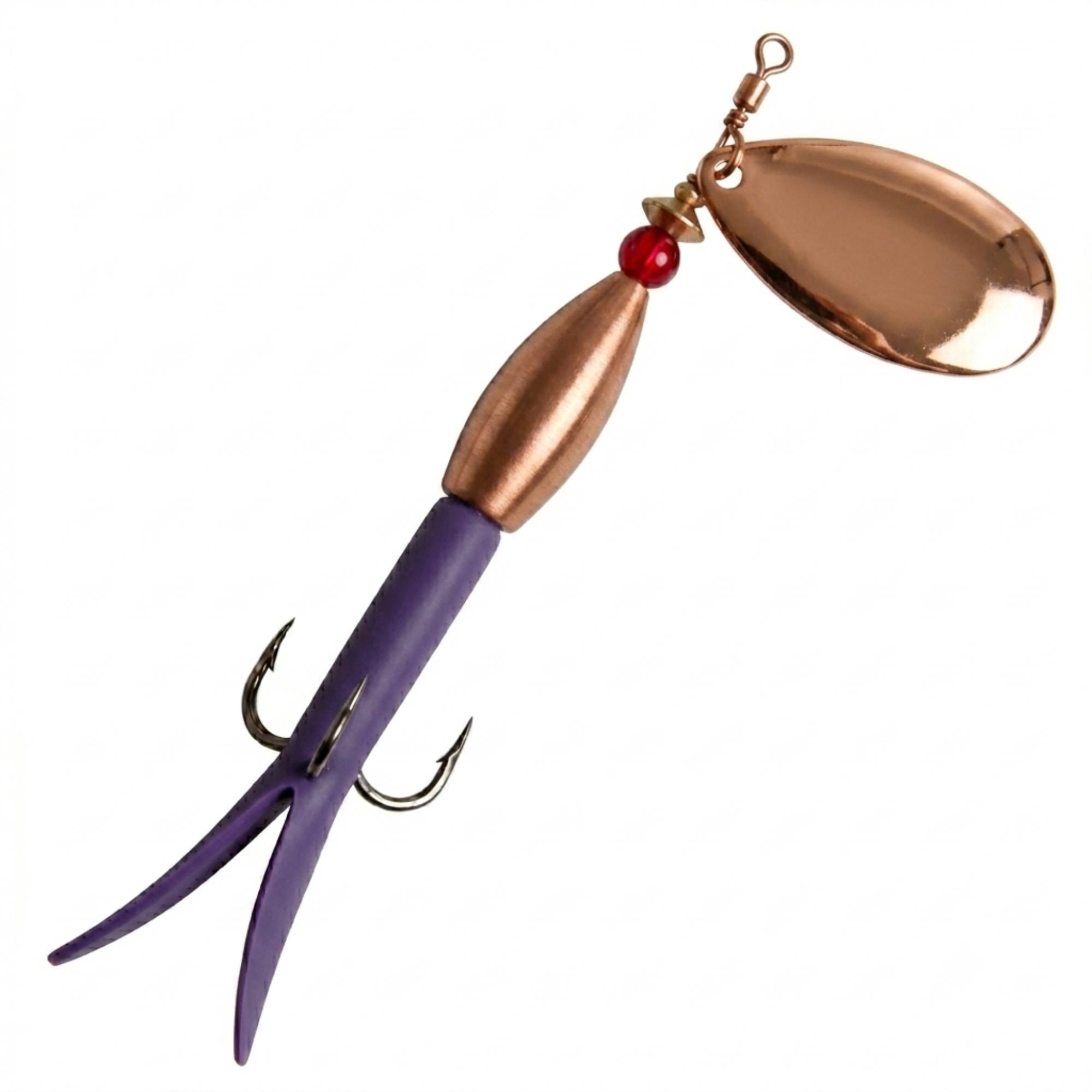 Conehead Flying C Spinning Lure (15g Purple/Copper)