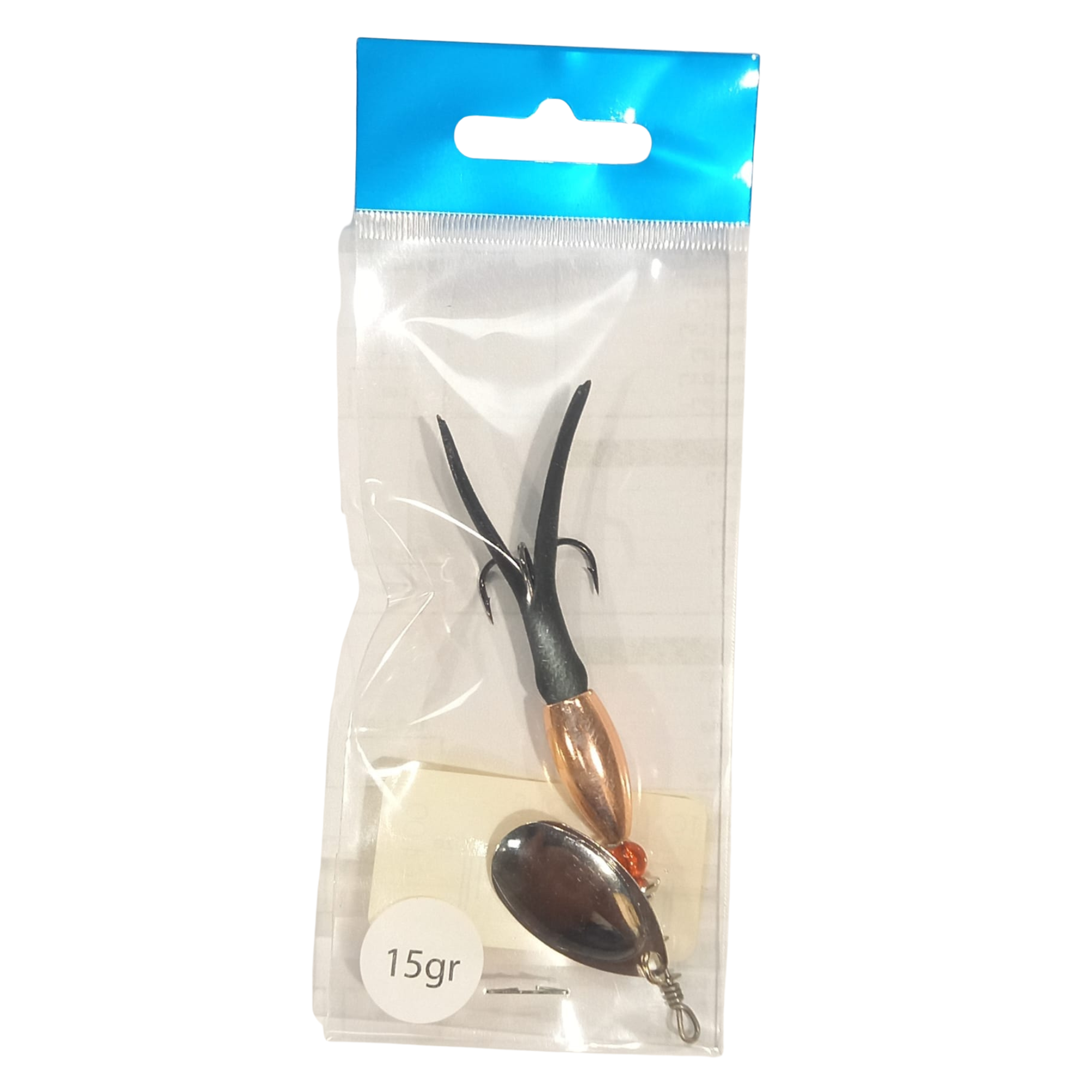 Conehead Flying C Spinning Lure (15g Silver/Copper/Black)