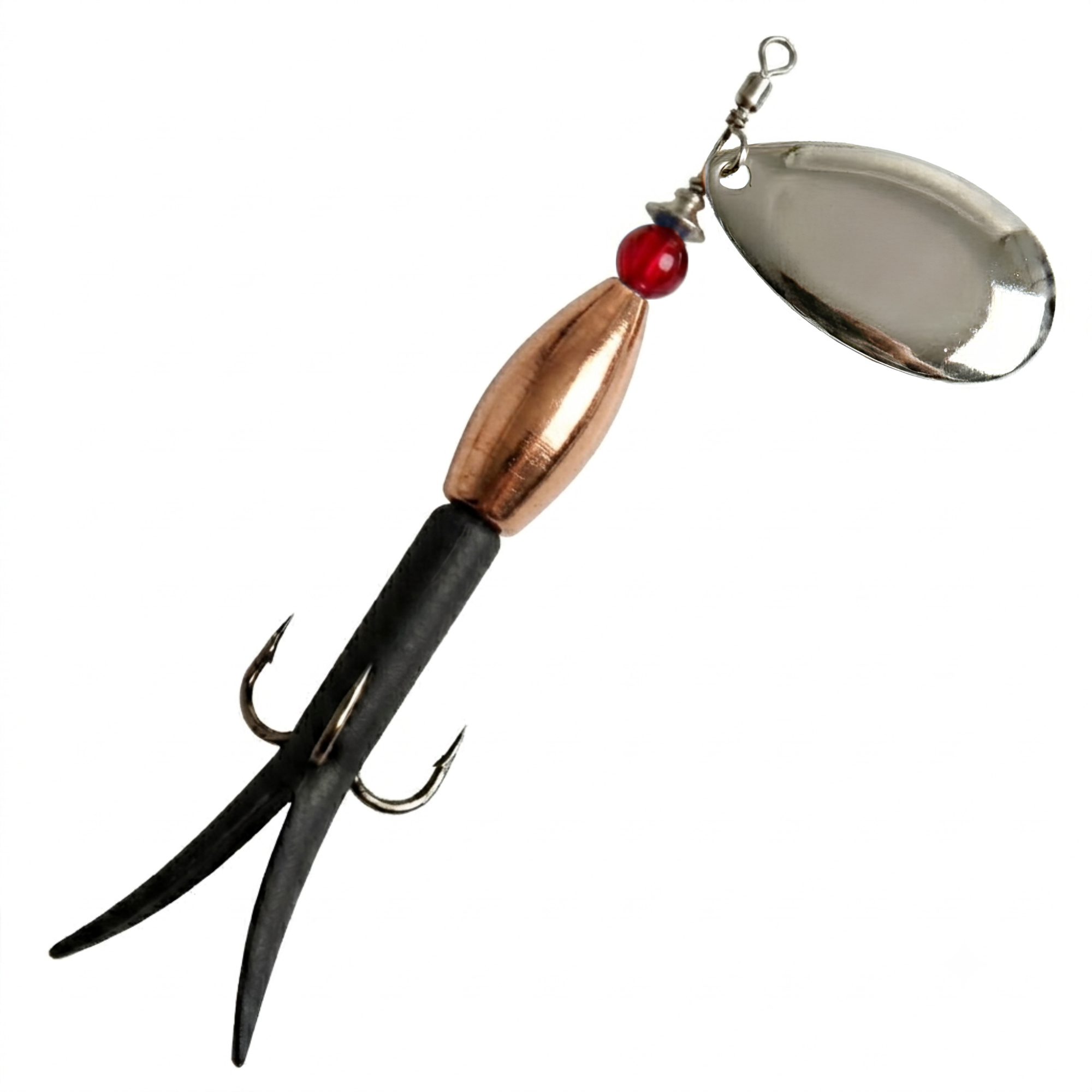 Conehead Flying C Spinning Lure (20g Black/Copper/Silver)