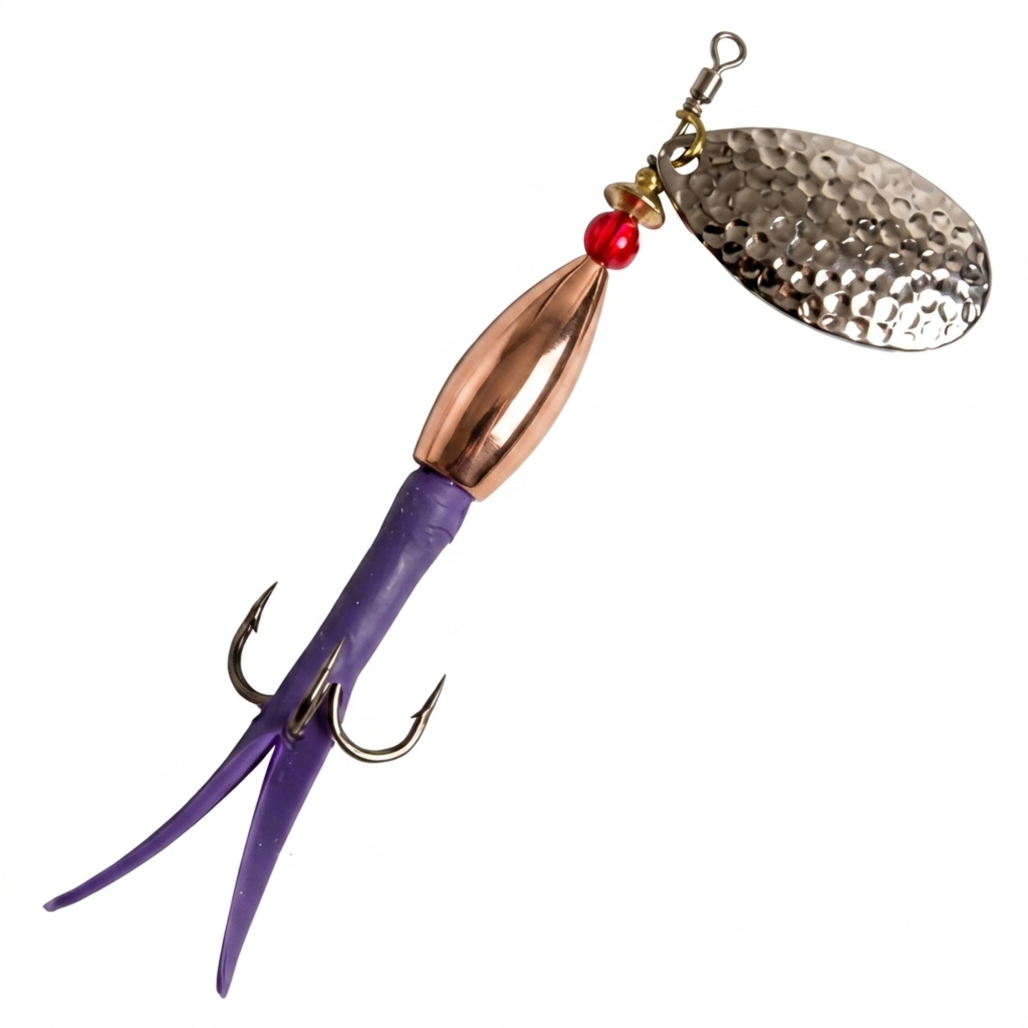Conehead Flying C Spinning Lure (20g Purple/Copper/Silver)