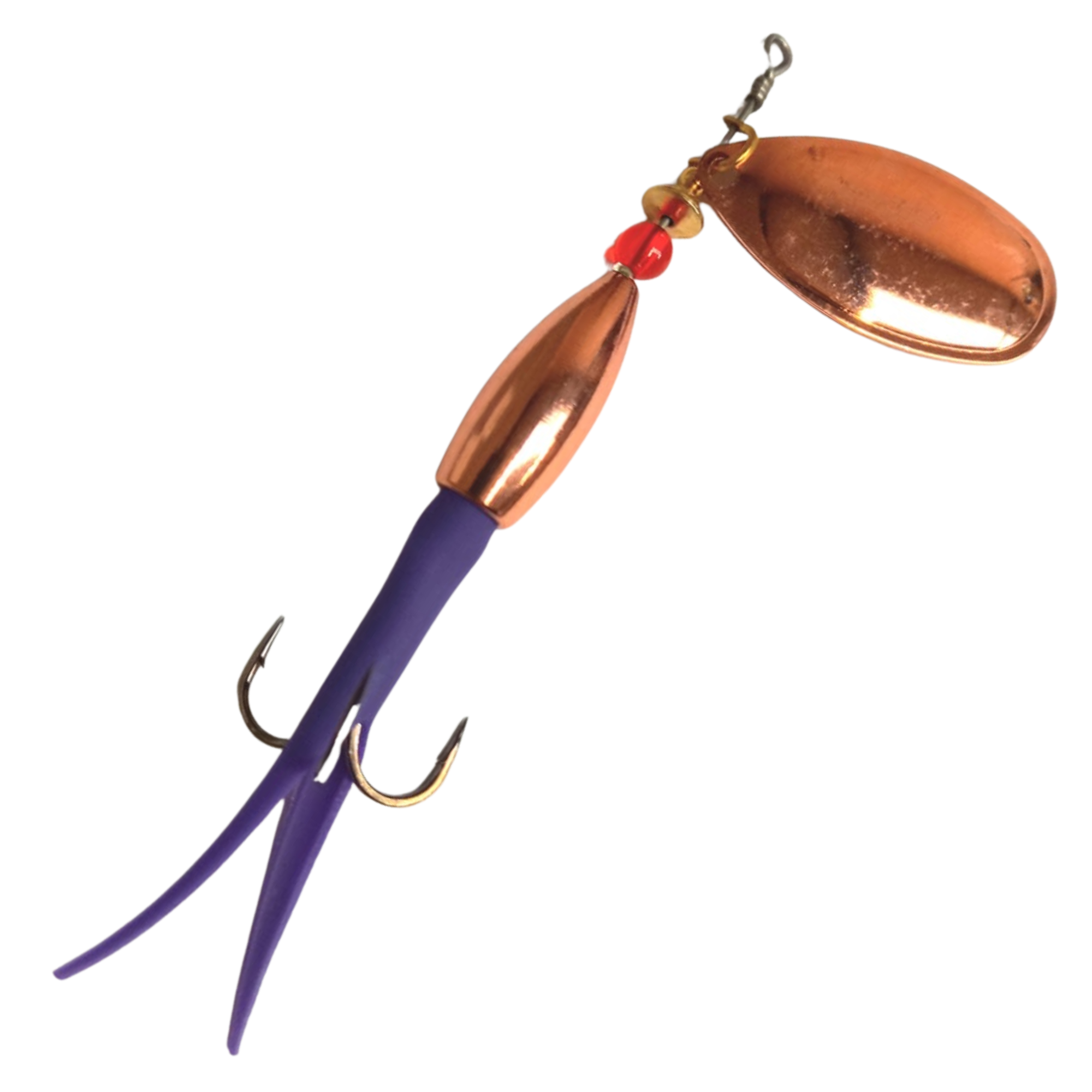 Conehead Flying C Spinning Lure (20g Purple/Copper)