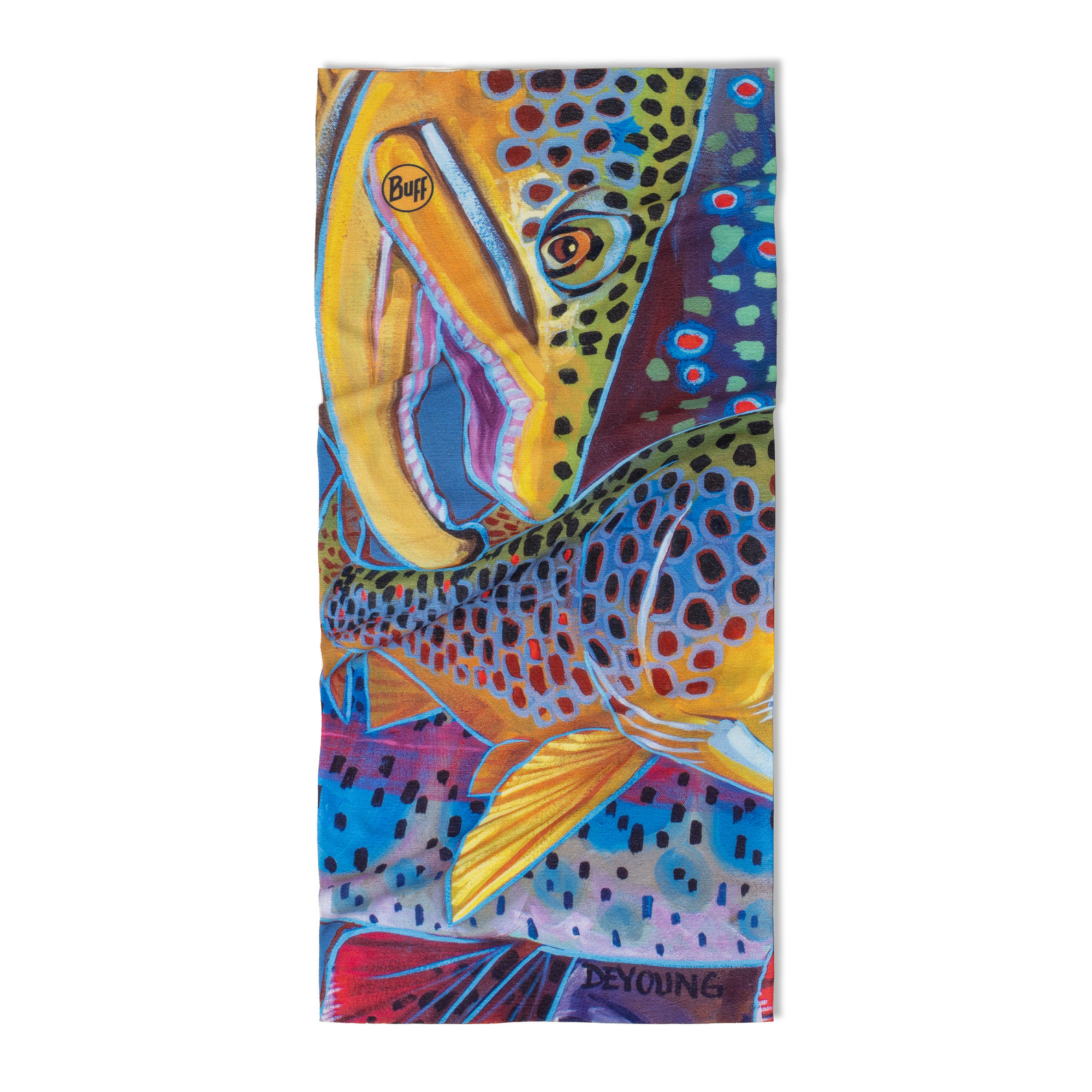 Coolnet UV Buff (Derek De Young Trout Confetti)