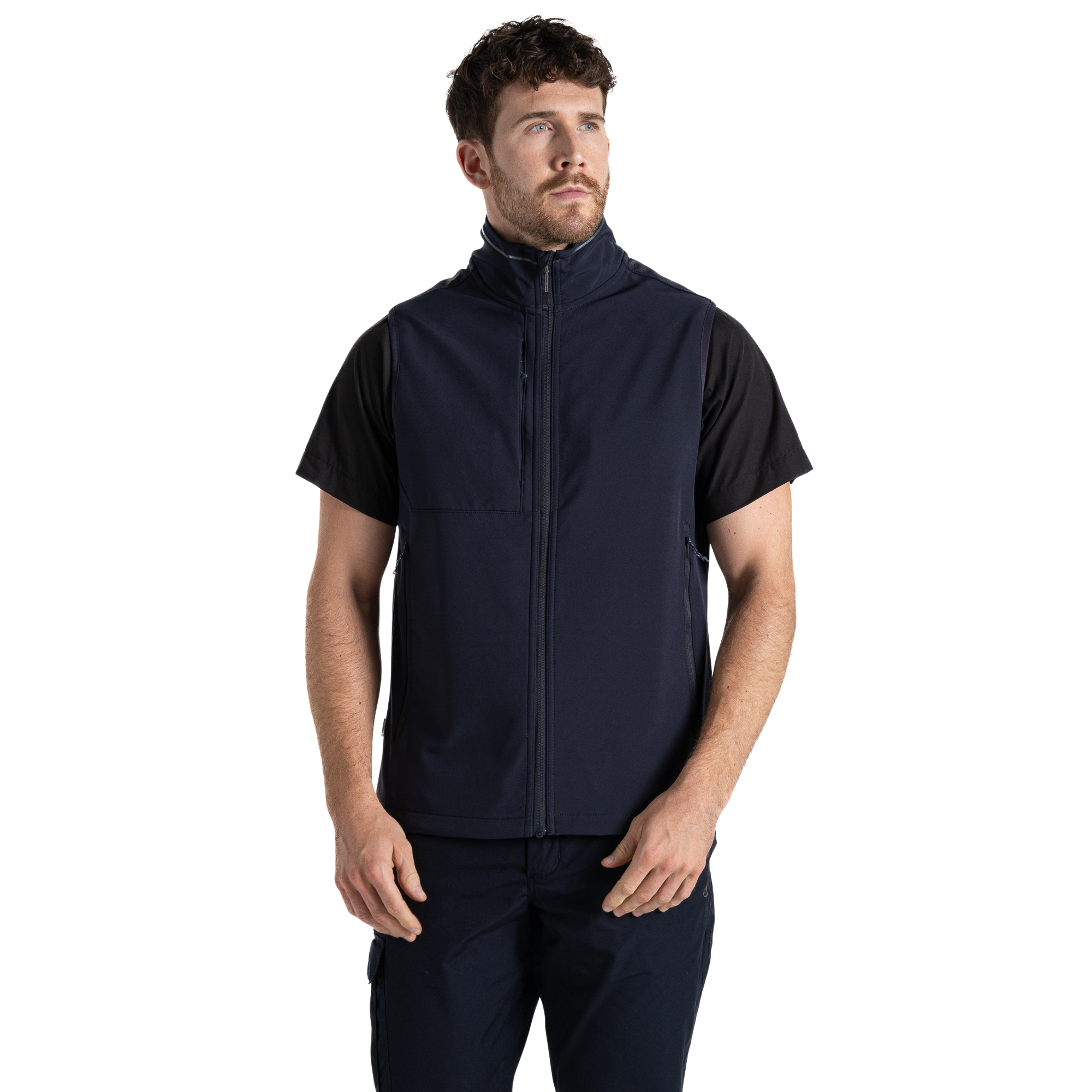Craghoppers Expert Unisex Bascamp Softshell Vest (Dark Navy)