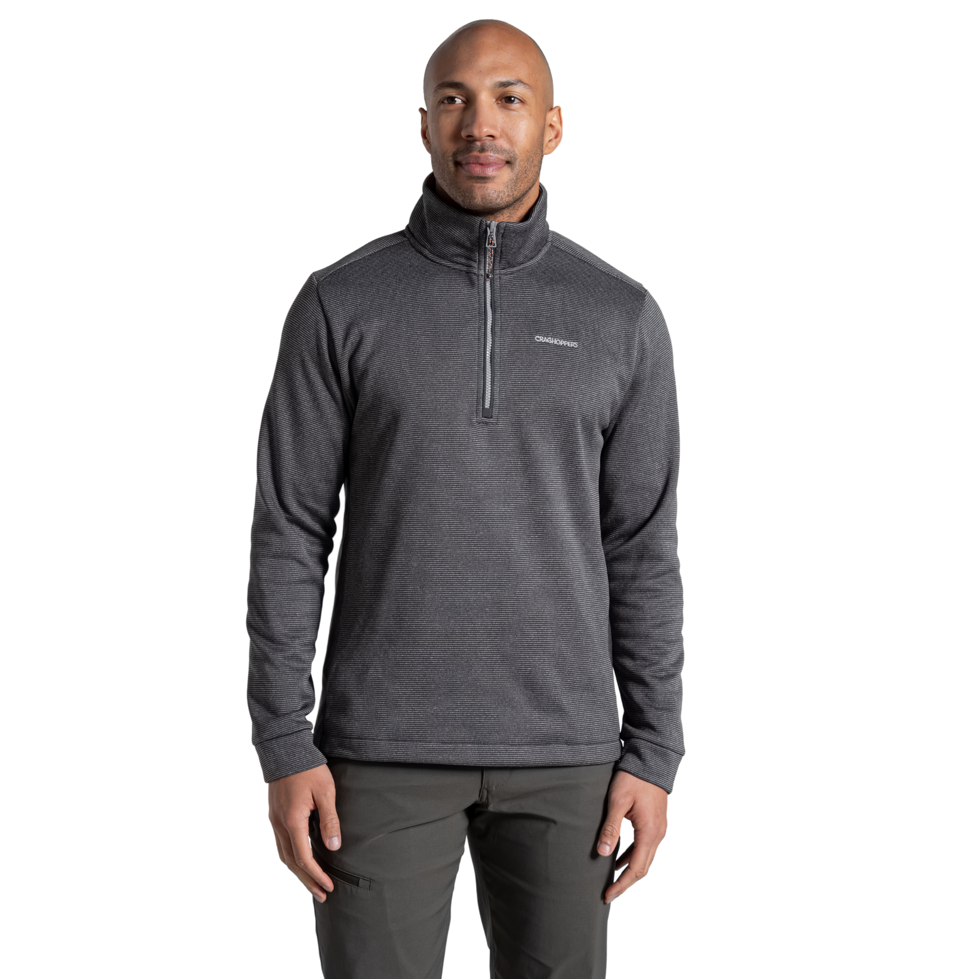 Craghoppers Men's Blake Half Zip Fleece Top (Cloud Grey)
