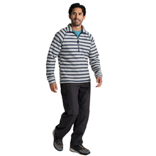 Load image into Gallery viewer, Craghoppers Men&#39;s Bonan Half Zip Fleece Top (Blue Navy Stripe)
