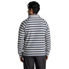 Load image into Gallery viewer, Craghoppers Men&#39;s Bonan Half Zip Fleece Top (Blue Navy Stripe)
