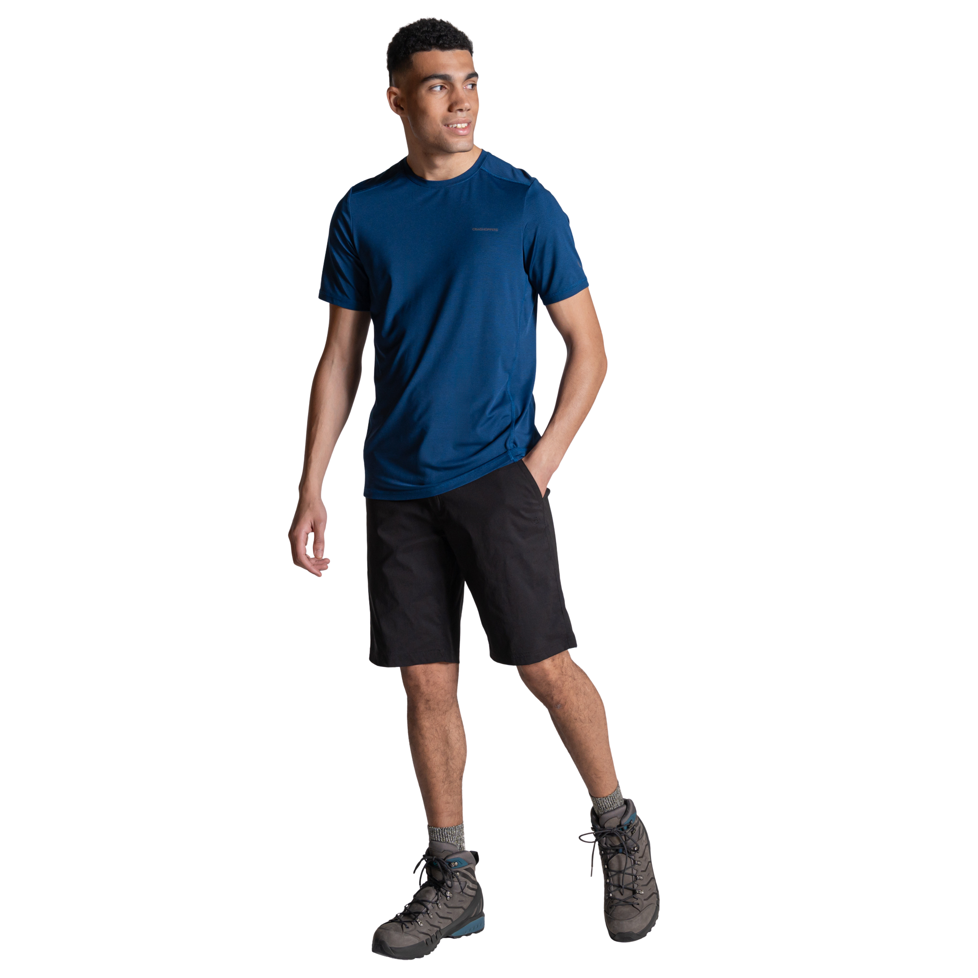 Craghoppers Men's Charon II Short Sleeve UPF50 Technical Tee (Juniper Berry)