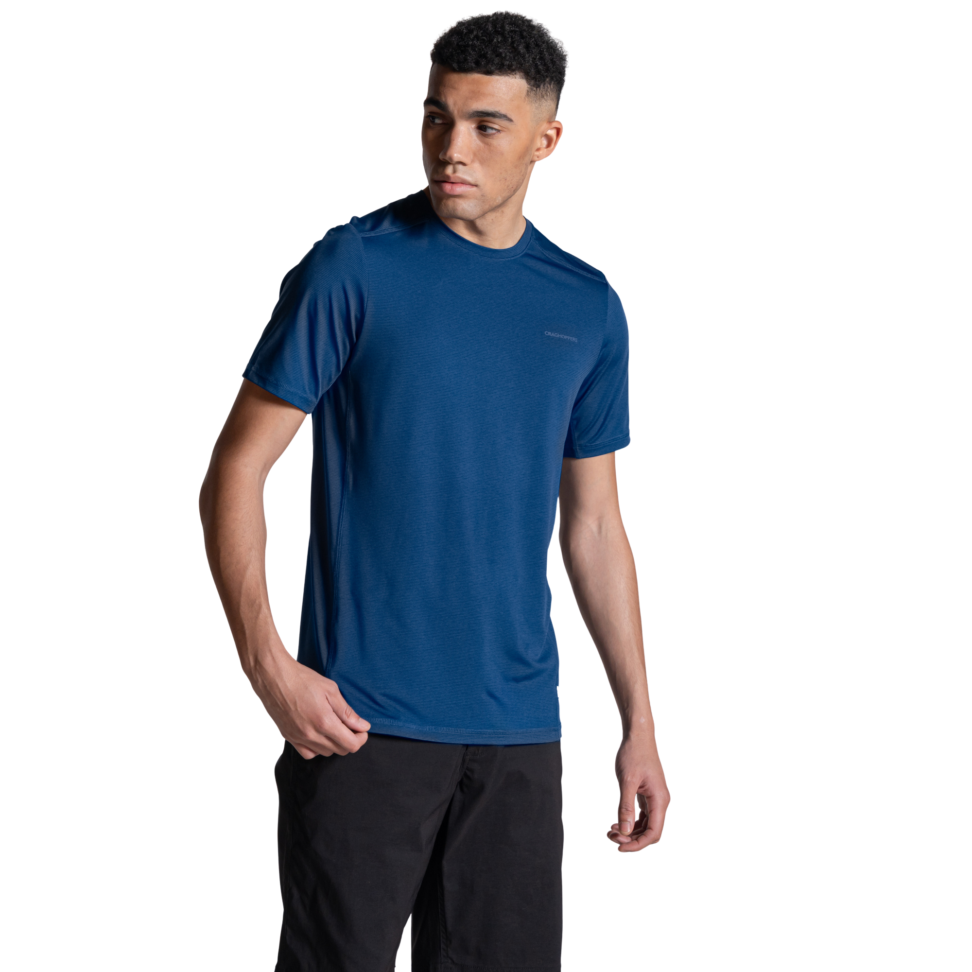 Craghoppers Men's Charon II Short Sleeve UPF50 Technical Tee (Juniper Berry)