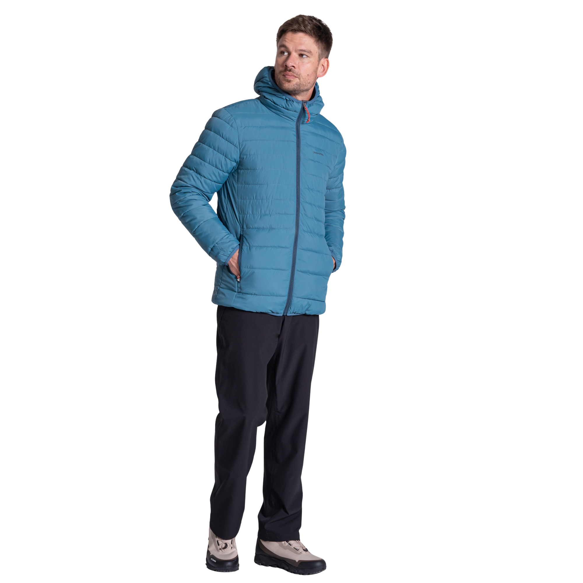 Craghoppers Men's Complite IX Hooded Insulated Jacket Winter Storm 1Y0 CMN323