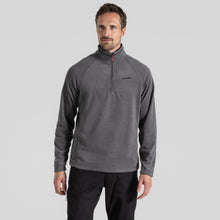 Load image into Gallery viewer, Craghoppers Men&#39;s Corey VI Half Zip Fleece Top (Black Pepper)
