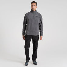 Load image into Gallery viewer, Craghoppers Men&#39;s Corey VI Half Zip Fleece Top (Black Pepper)
