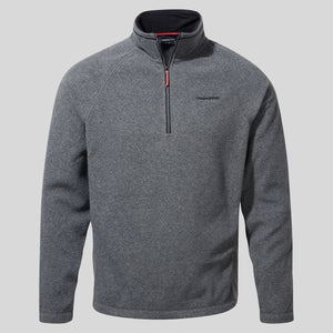 Craghoppers Men's Corey VI Half Zip Fleece Top (Black Pepper)