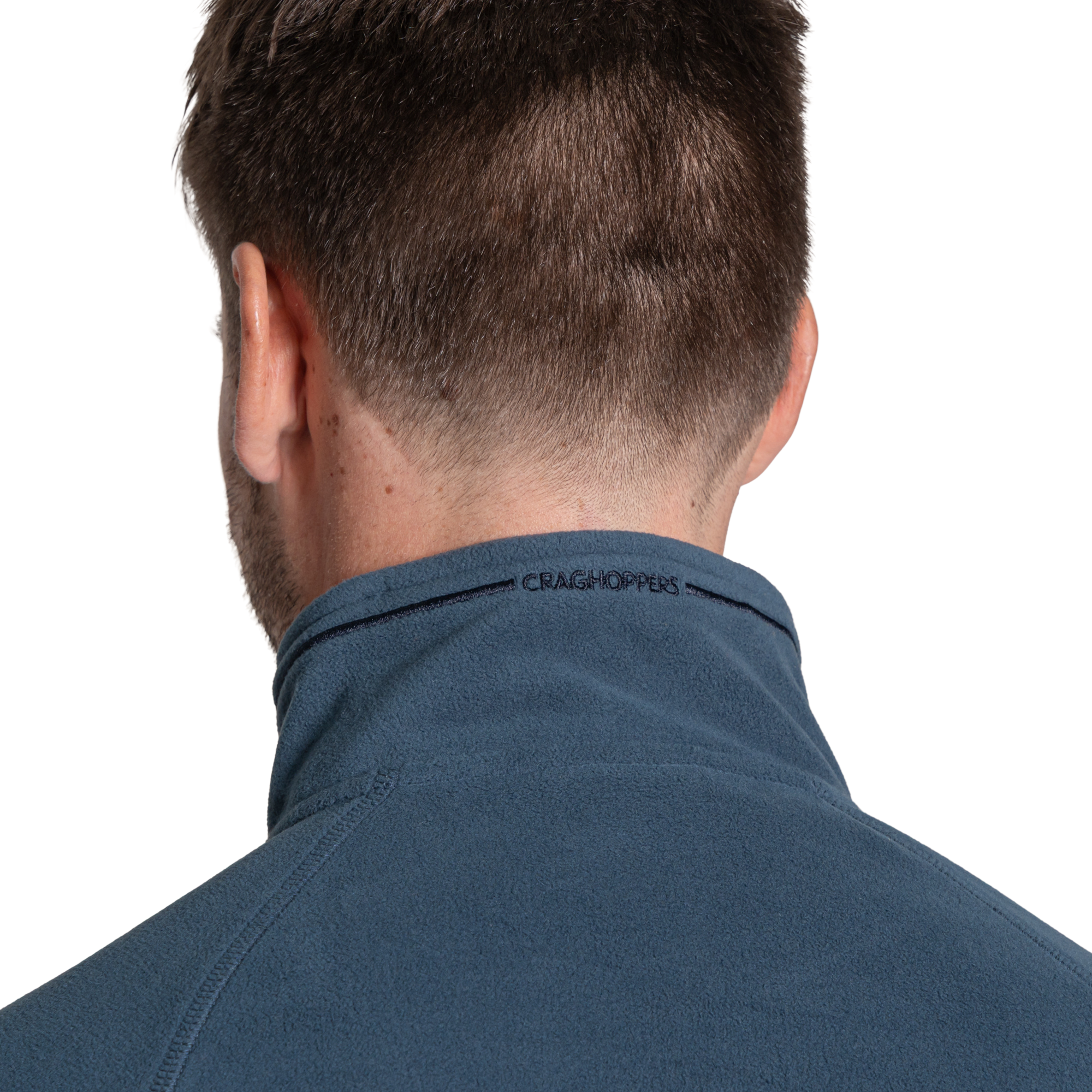 Craghoppers Men's Corey VI Half Zip Fleece Top Blue Stone BRK CMA1287