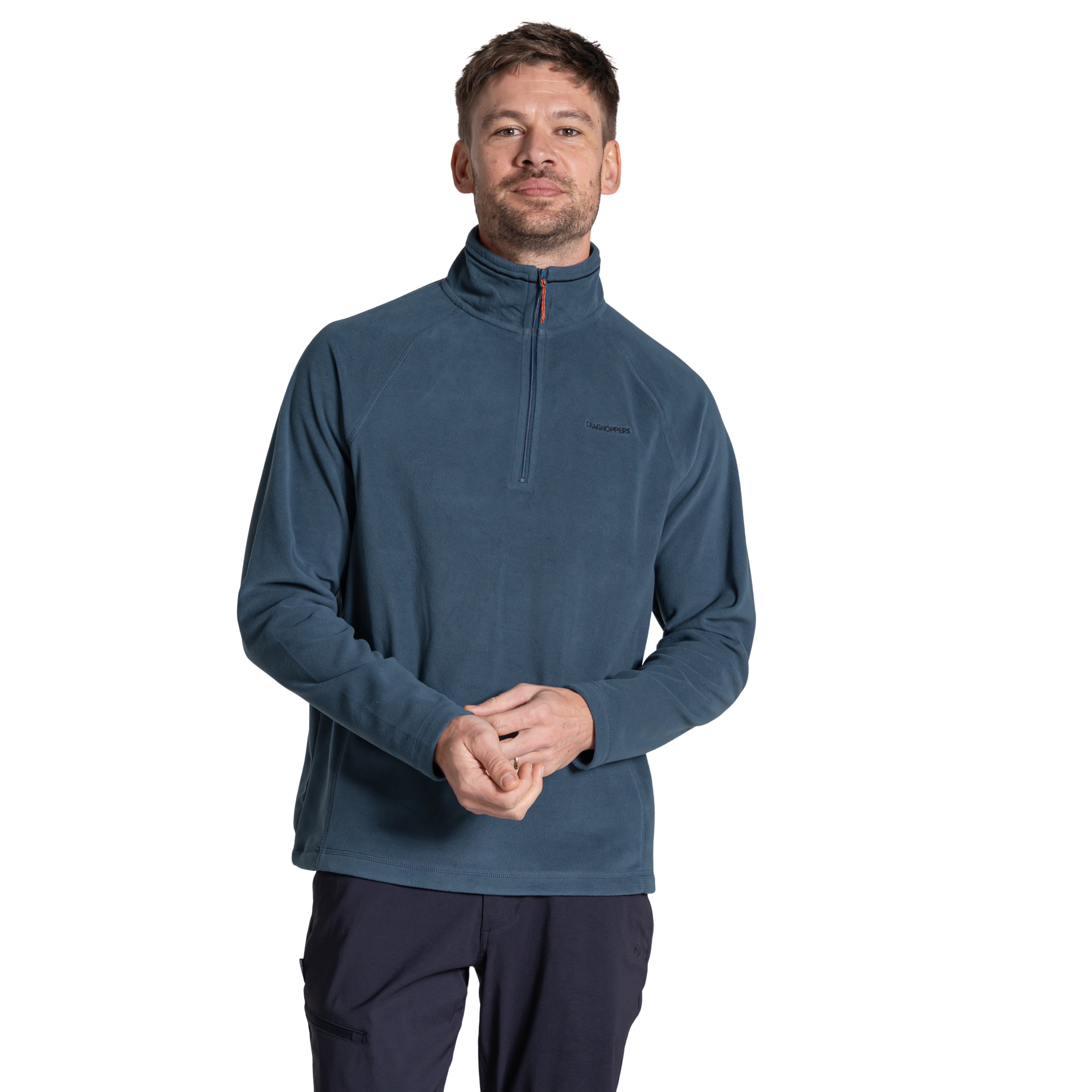 Craghoppers Men's Corey VI Half Zip Fleece Top Blue Stone BRK CMA1287