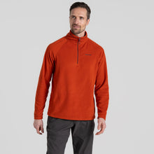 Load image into Gallery viewer, Craghoppers Men&#39;s Corey VI Half Zip Fleece Top (Carnelian Orange)
