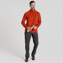 Load image into Gallery viewer, Craghoppers Men&#39;s Corey VI Half Zip Fleece Top (Carnelian Orange)
