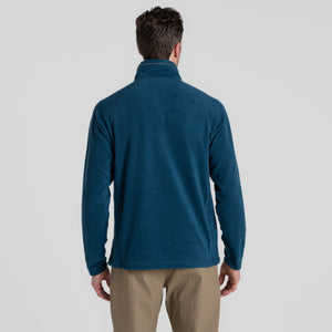 Craghoppers Men's Corey VI Half Zip Fleece Top (Tourmaline Blue)