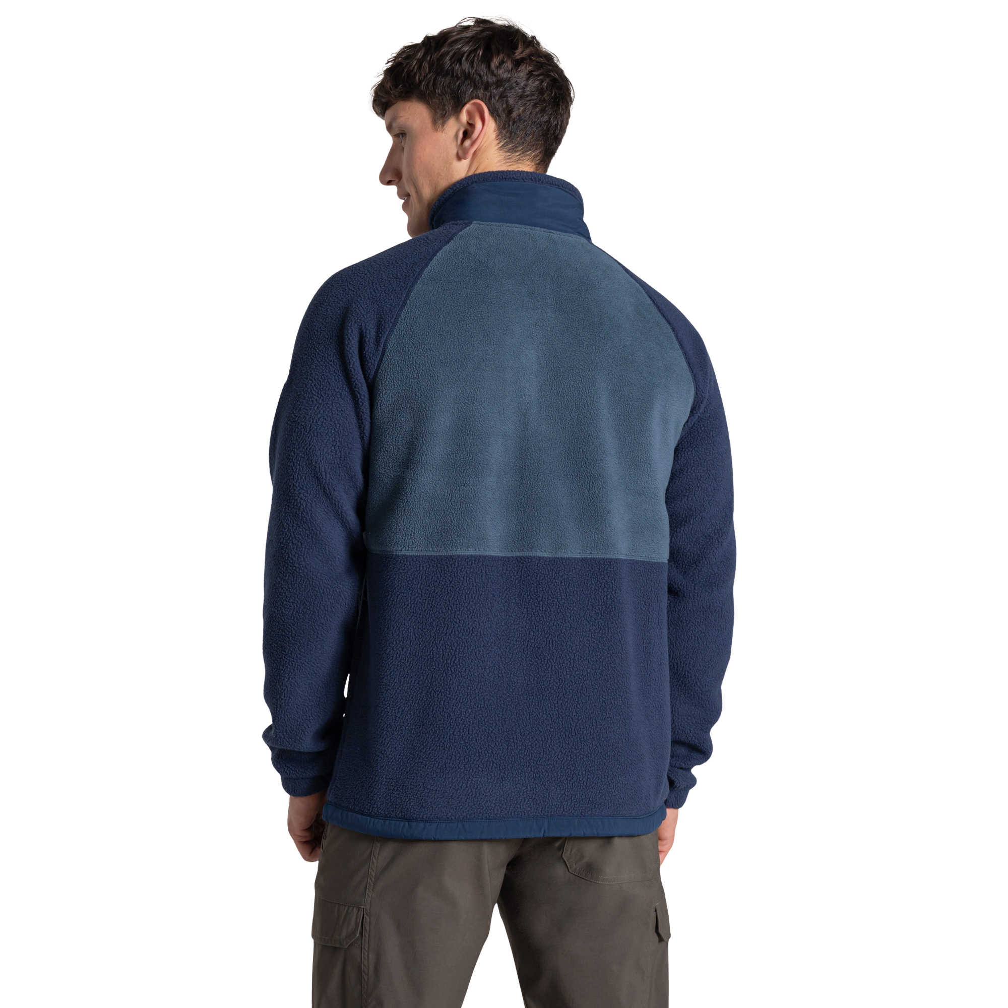 Craghoppers Men's Dades Full Zip Fleece (Blue Navy/Blue Stone)