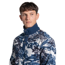 Load image into Gallery viewer, Craghoppers Men's Dewlish II Overhead Half Snap Fleece Top (Ecru Print)
