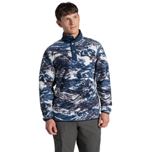 Load image into Gallery viewer, Craghoppers Men's Dewlish II Overhead Half Snap Fleece Top (Ecru Print)
