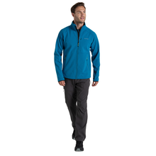 Load image into Gallery viewer, Craghoppers Men&#39;s Dynamic Pro Softshell Full Zip Fleece Jacket (Ocean Teal)
