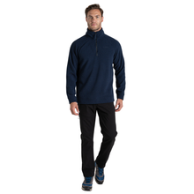 Load image into Gallery viewer, Craghoppers Men&#39;s Karlton Half Zip Fleece Top (Blue Navy)

