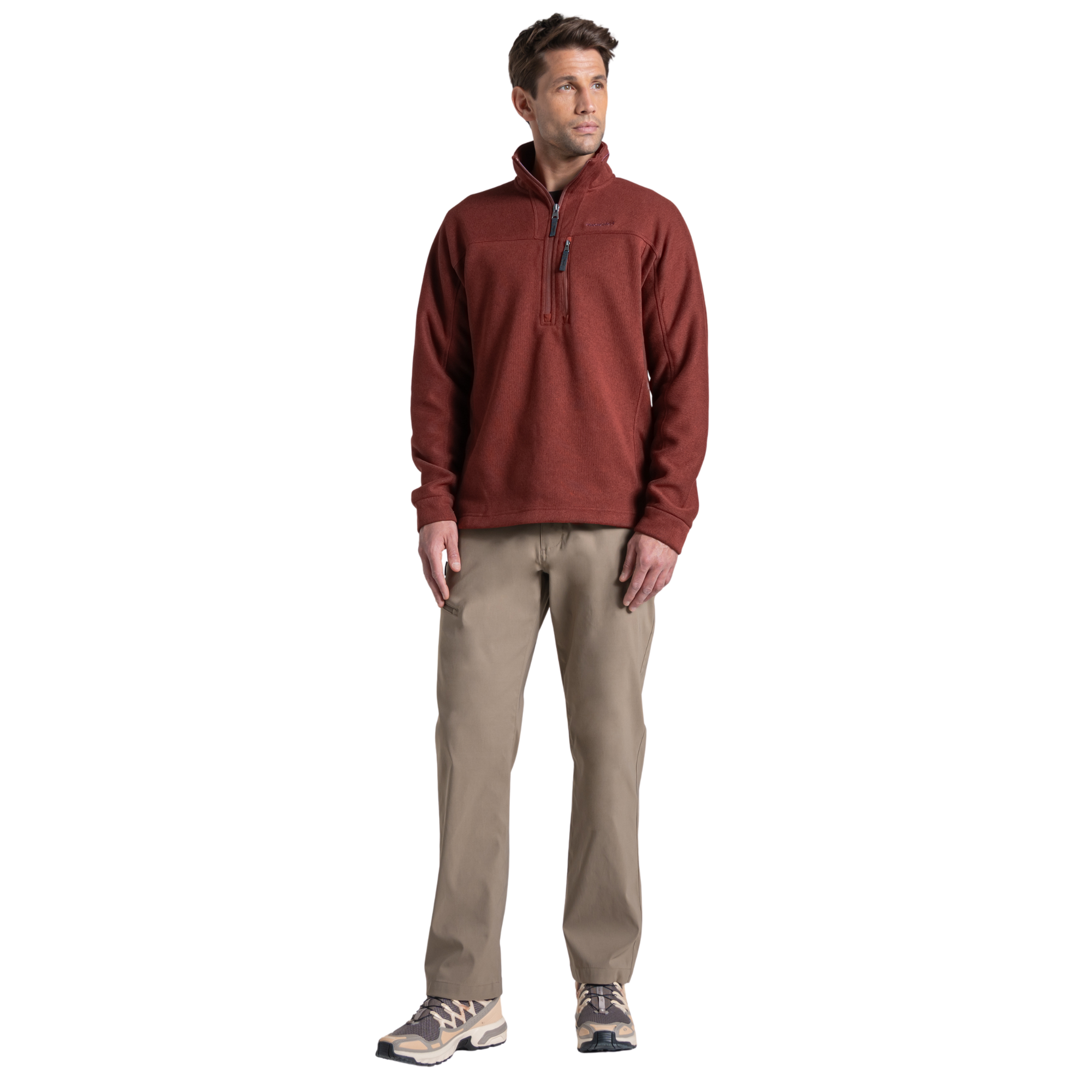 Craghoppers Men's Kiwi Pro III UPF50 NosiDefence Trousers (Pebble)(2025 Version)