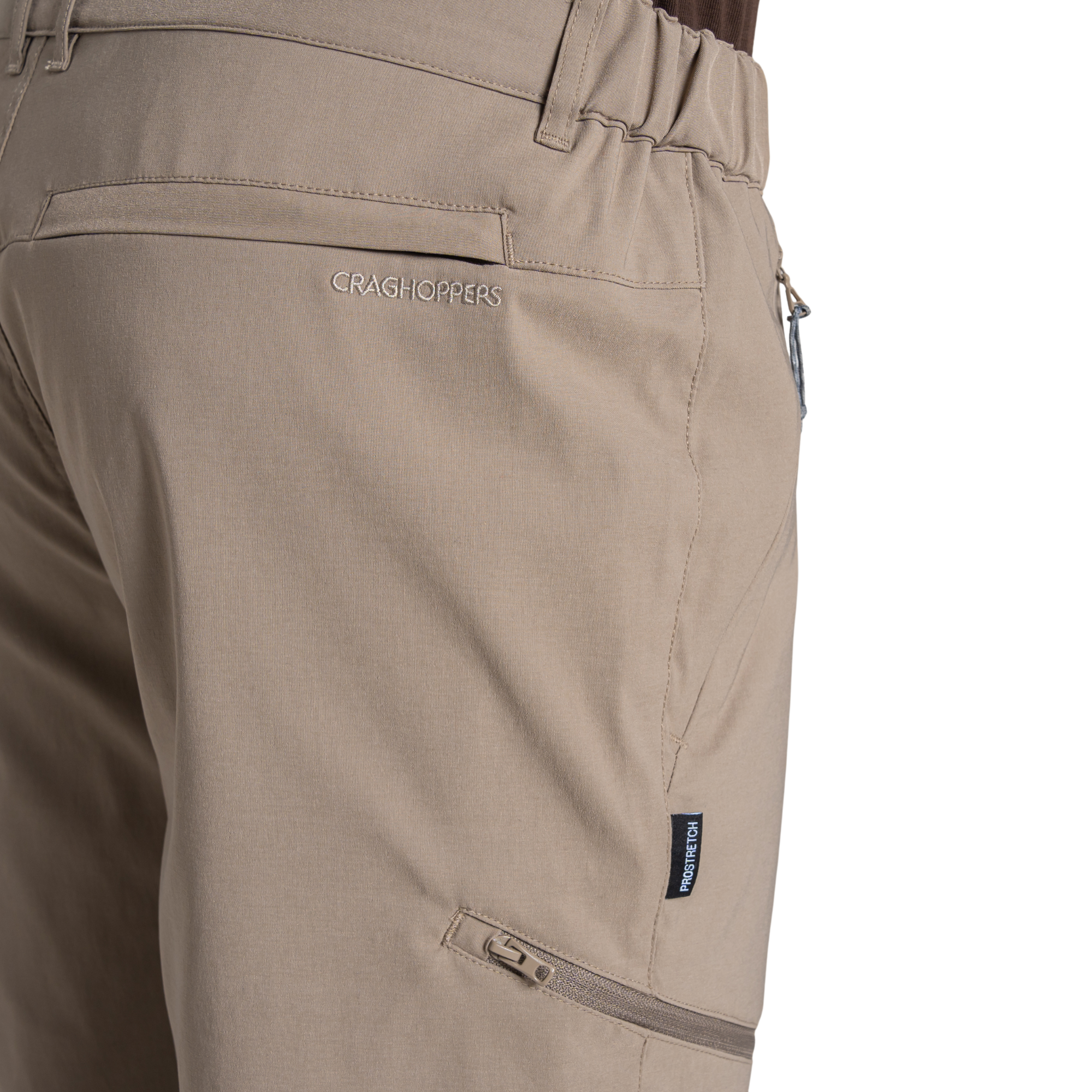 Craghoppers Men's Kiwi Pro III UPF50 NosiDefence Trousers (Pebble)(2025 Version)