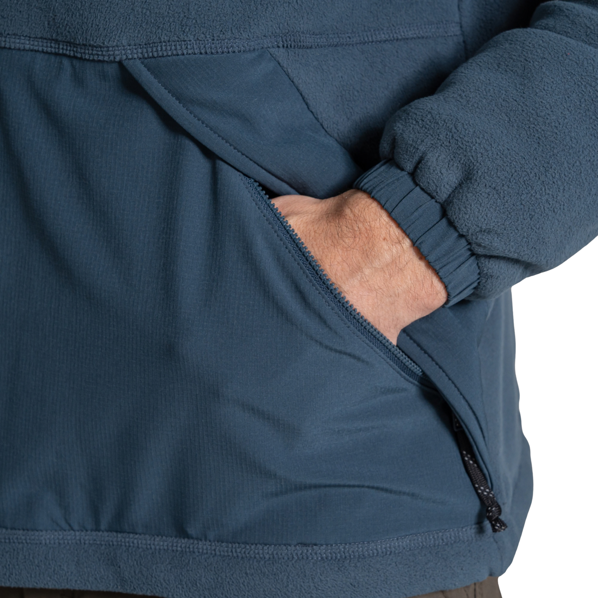 Craghoppers Men's Leif Full Zip Fleece (Blue Stone)