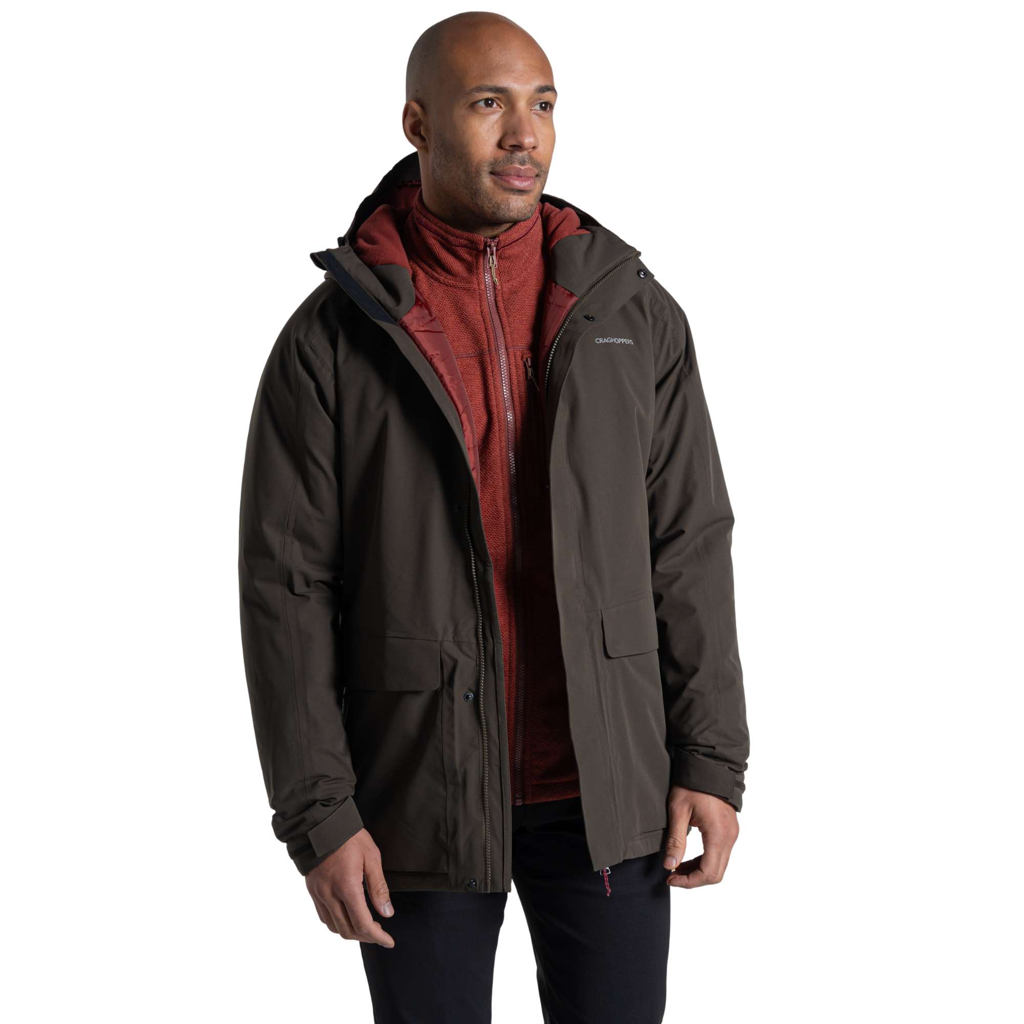 2024 Craghoppers Men Gryffin Thermic Waterproof Jacket Insulated Thermal Walking