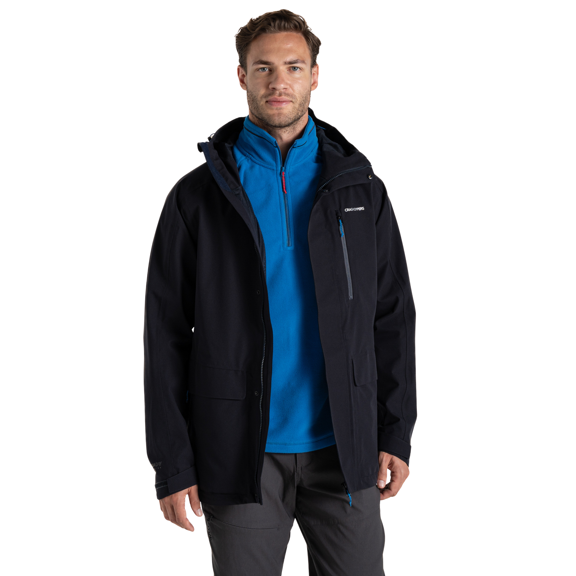 Craghoppers Men's Lorton II Waterproof Jacket (Dark Navy)