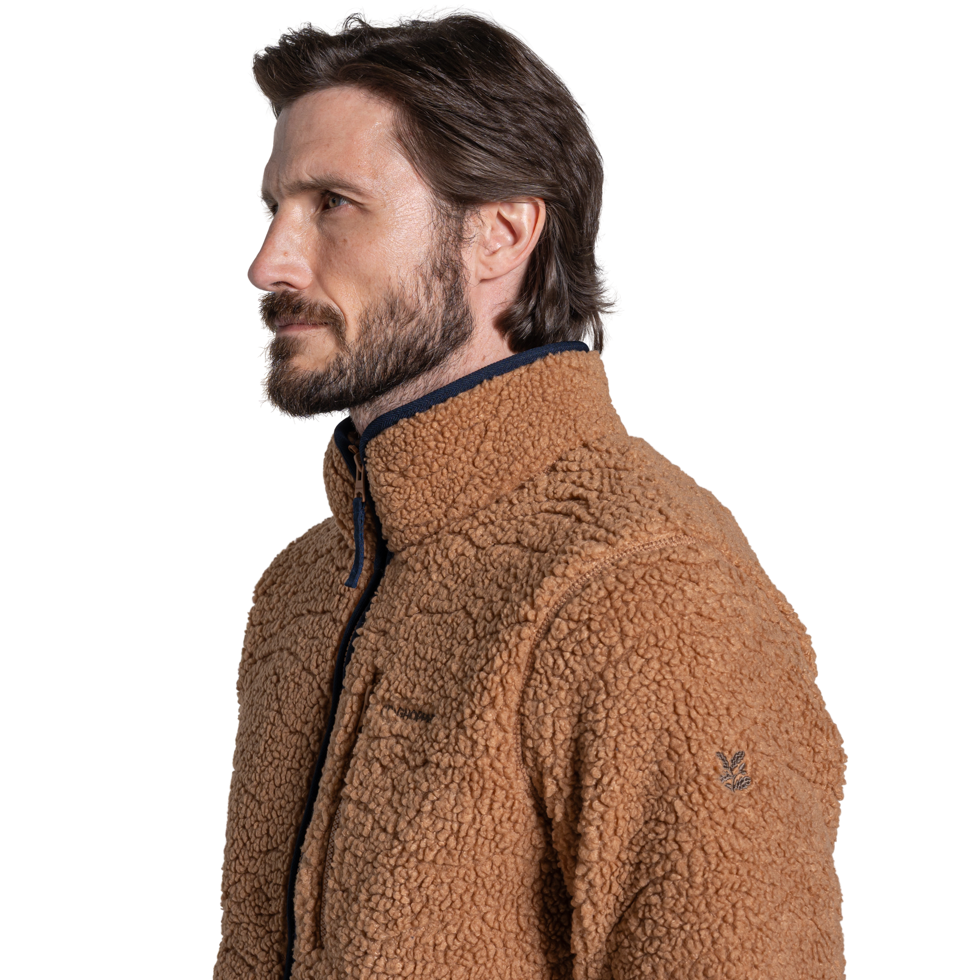 Craghoppers Men's National Trust Lathkill Full Zip Fleece Jacket Boulder I1Z CMA1432
